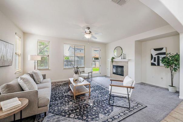 Fireplace, Interior, Living room