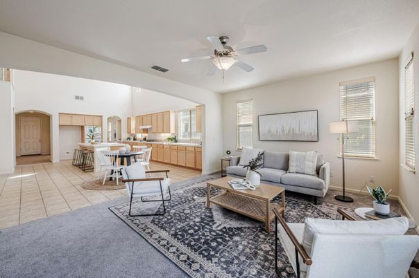 Dining room, Interior, Kitchen, Living room