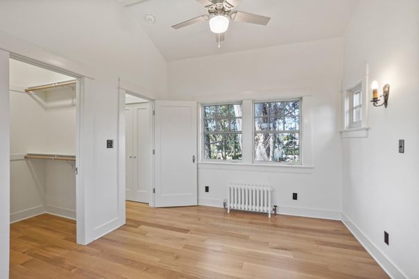 Empty room, Interior, Walk-in Closets, Wood Texture Flooring