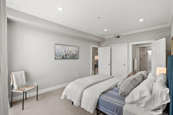 Bedroom, Interior, Recessed Lighting