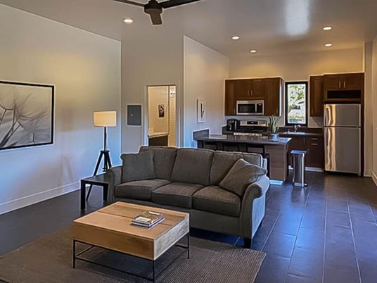 Interior, Kitchen, Living room, Recessed Lighting, Stainless Steel Appliances