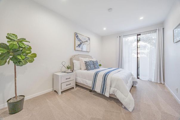 Bedroom, Interior, Recessed Lighting