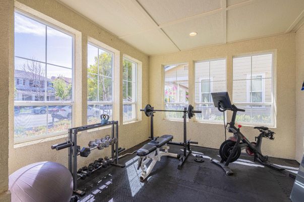 Fitness Equipment, Interior, Recessed Lighting