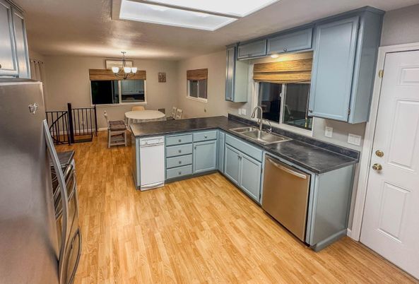 Dining room, Interior, Kitchen, Wood Texture Flooring