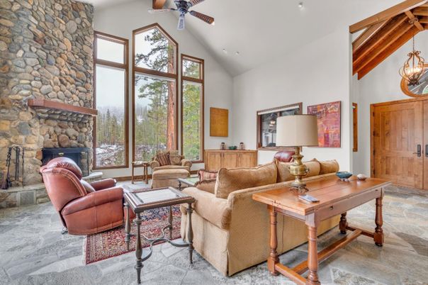 Fireplace, Interior, Living room, Stone Walls