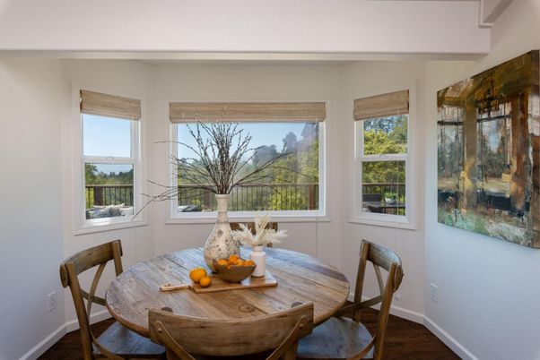 Dining room, Interior, Wood Texture Flooring