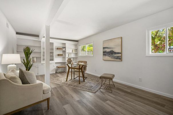 Dining room, Interior, Wood Texture Flooring