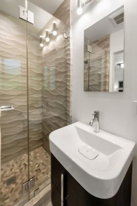 Bathroom, Glass Shower, Interior