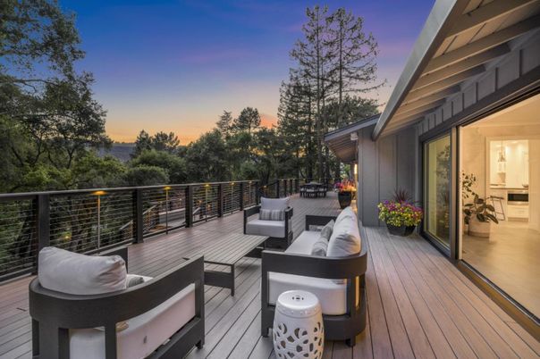 Exterior, Wood Texture Flooring