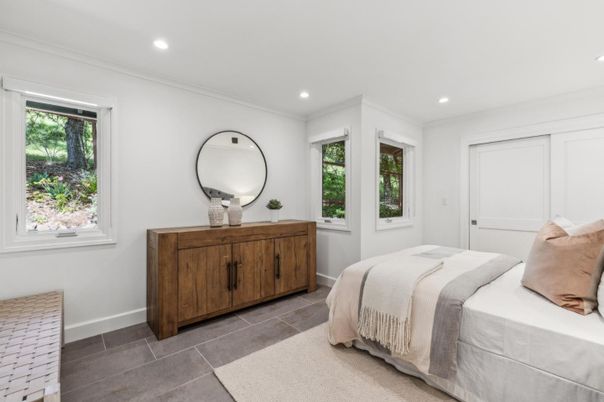 Bedroom, Interior, Recessed Lighting