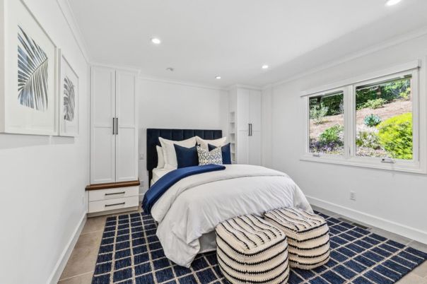 Bedroom, Interior, Recessed Lighting