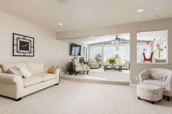 Interior, Living room, Recessed Lighting