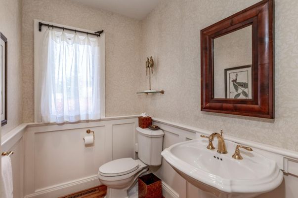 Bathroom, Interior, Wood Texture Flooring
