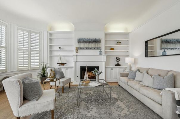 Fireplace, Interior, Living room, Wood Texture Flooring