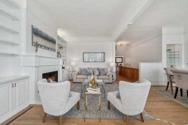Dining room, Fireplace, Interior, Living room, Wood Texture Flooring