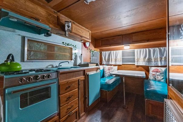 Interior, Kitchen, Stainless Steel Appliances, Wooden Ceilings, Wood Texture Flooring