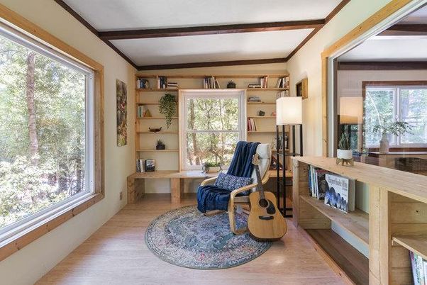 Interior, Wooden Beams, Wood Texture Flooring
