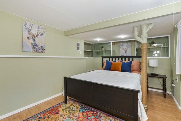 Bedroom, Interior, Wood Texture Flooring