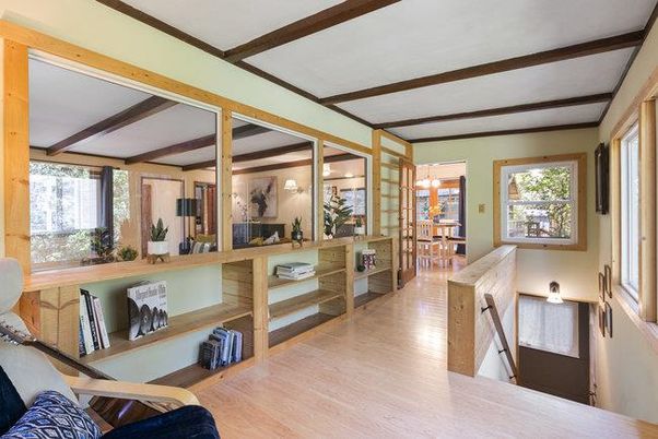Interior, Wooden Beams, Wood Texture Flooring