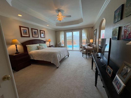 Bedroom, Interior, Recessed Lighting