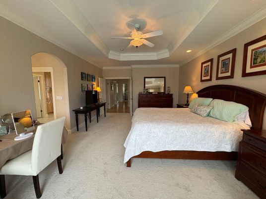 Bedroom, Home Office, Interior, Recessed Lighting