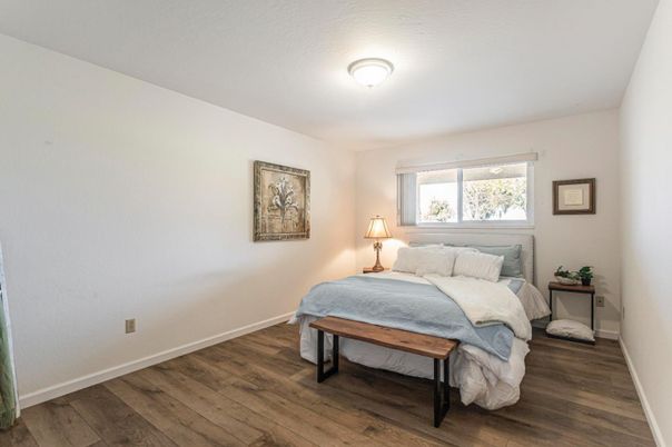 Bedroom, Interior, Wood Texture Flooring