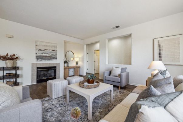 Fireplace, Interior, Living room, Wood Texture Flooring