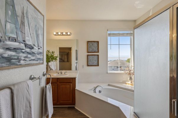 Bathroom, Interior, Wood Texture Flooring