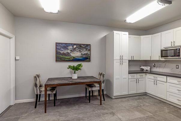 Dining room, Interior, Kitchen