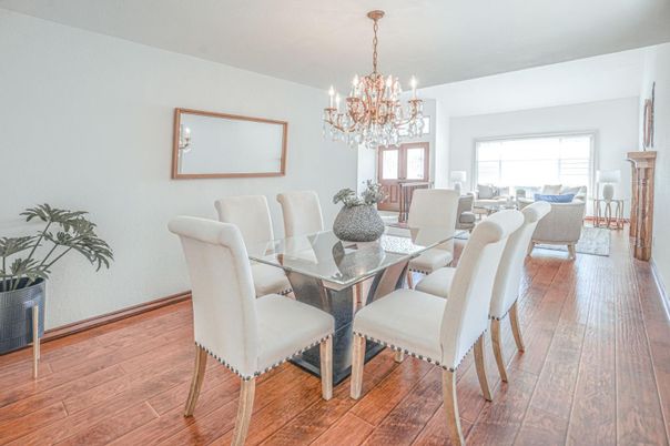 Chandelier, Dining room, Interior, Living room, Wood Texture Flooring