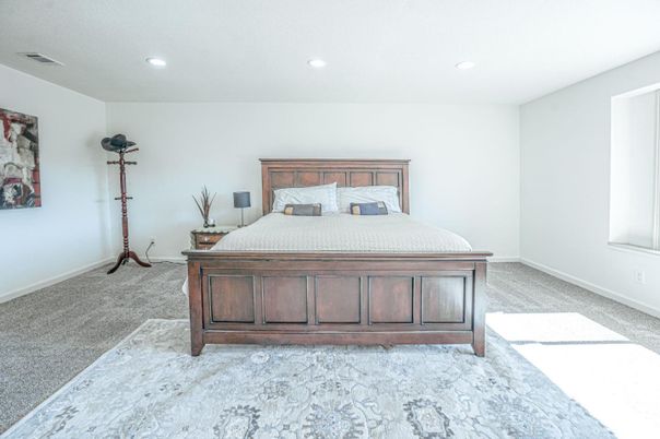 Bedroom, Interior, Recessed Lighting