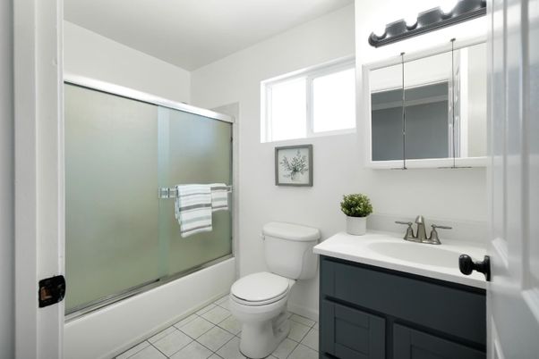 Bathroom, Glass Shower, Interior