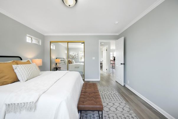 Bedroom, Interior, Wood Texture Flooring