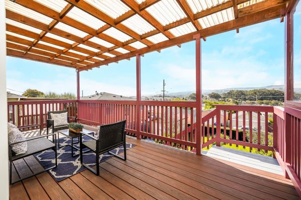 Exterior, Wood Texture Flooring