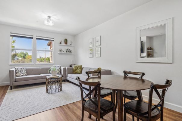 Dining room, Interior, Living room, Wood Texture Flooring