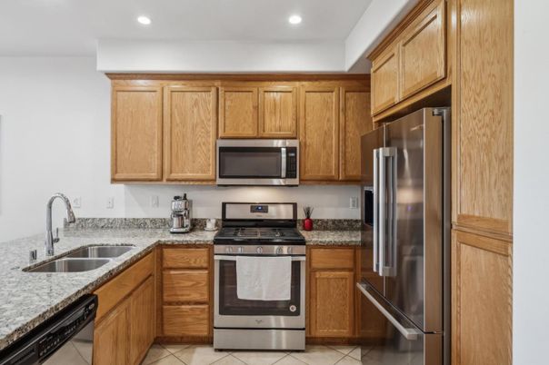 Interior, Kitchen, Recessed Lighting, Stainless Steel Appliances