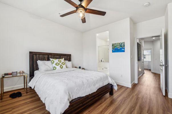 Bedroom, Interior, Wood Texture Flooring