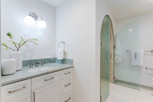 Bathroom, Glass Shower, Interior