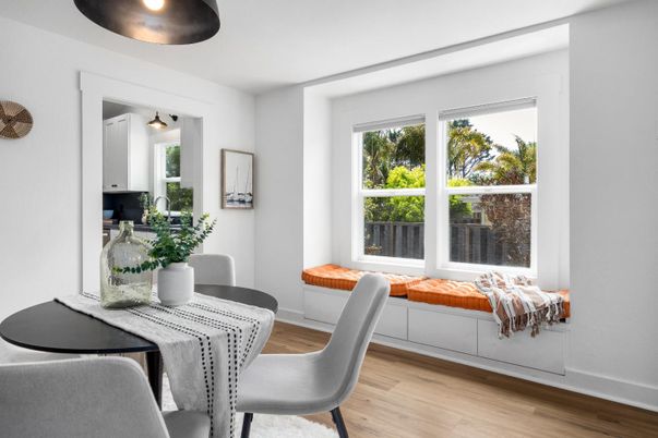 Dining room, Interior, Wood Texture Flooring