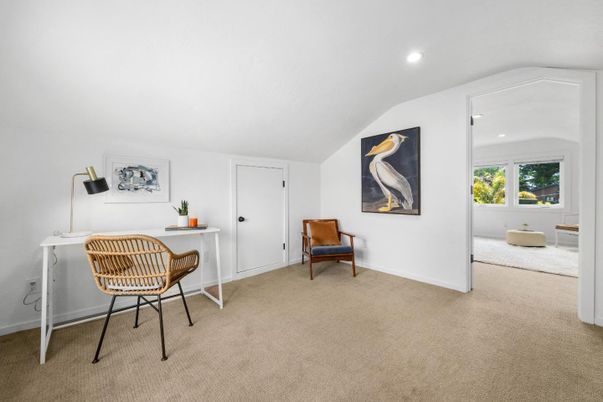 Home Office, Interior, Recessed Lighting