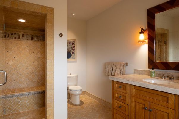 Bathroom, Interior, Recessed Lighting