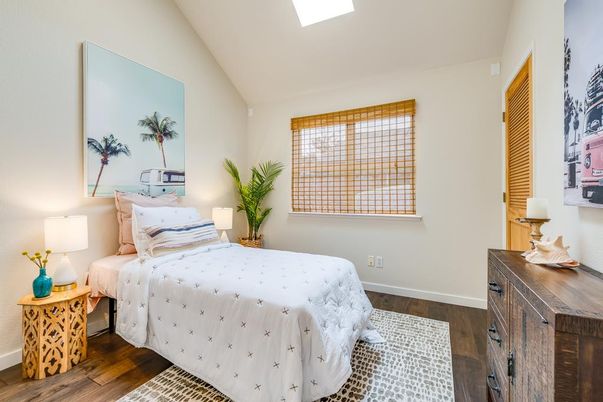 Bedroom, Interior, Wood Texture Flooring