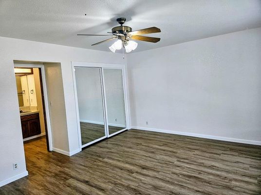 Bathroom, Empty room, Interior, Wood Texture Flooring