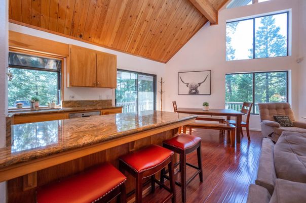 Dining room, Interior, Wooden Beams, Wooden Ceilings, Wood Texture Flooring