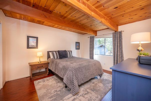 Bedroom, Interior, Wooden Beams, Wooden Ceilings, Wood Texture Flooring