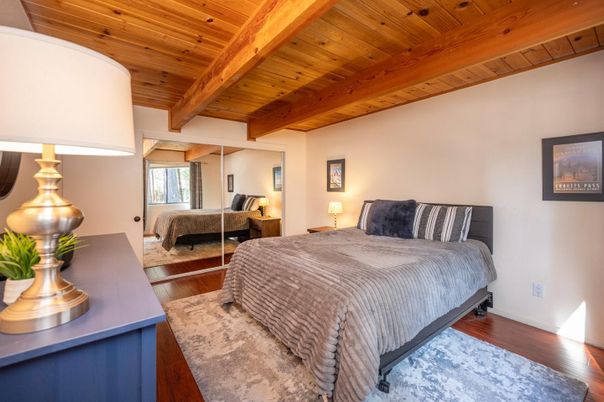 Bedroom, Interior, Wooden Beams, Wooden Ceilings, Wood Texture Flooring