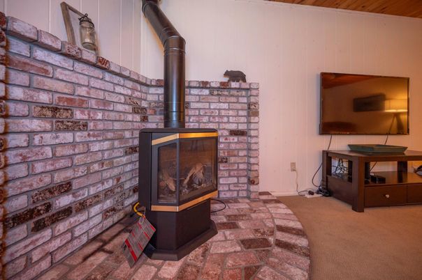 Fireplace, Interior, Stone Walls