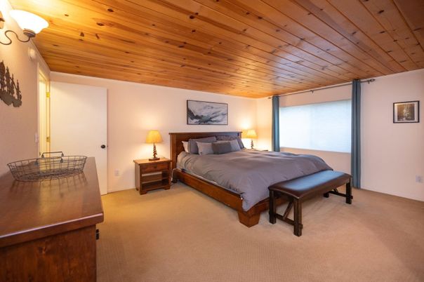 Bedroom, Interior, Wooden Ceilings