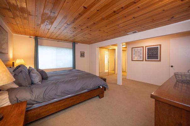 Bedroom, Interior, Wooden Ceilings