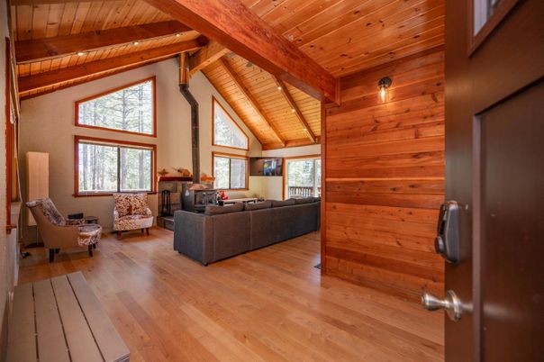 Interior, Living room, Wooden Beams, Wooden Ceilings, Wood Texture Flooring, Wooden Walls